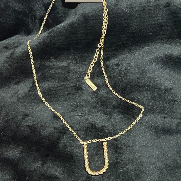 SUGAR FIX by Baublebar Initial Necklaces - Nickel Free - F, I, Q, U, W - Picture 2 of 15